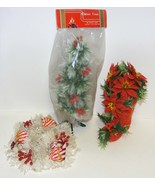 SOFT PLASTICS - Vintage Christmas Boot, Tree &amp; Candle Ring - £11.79 GBP