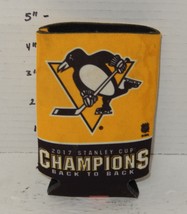 NHL Hockey Pittsburgh Penguins drink koozie 2017 Stanley Cup Champions - $92.23 MXN