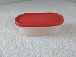* Vintage Tupperware Modular Mates 2 Cup Container w/ Red Lid #1611 - £9.72 GBP