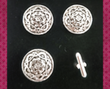 Blanket Links Horse Show Number Pins Set of 4 Celtic - £21.11 GBP