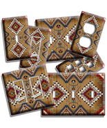 NATIVE AMERICAN SOUTHWEST TRIBAL FOLK PATTERN LIGHT SWITCH OUTLET WALL P... - $8.99+