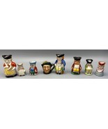 Vtg Miniature Character Toby Jugs Figurines Royal Doulton Occupied Japan - $569.53 MXN