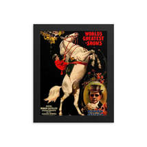 Ringling Bros. World&#39;s Greatest Shows Madam Ada Costello Reprint Reprint - £51.76 GBP