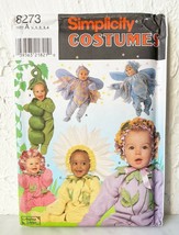 Simplicity Costumes 8273 Pattern Fairy Pea Pod Daisy Flowers Toddler 1/2-1-2-3-4 - £7.55 GBP