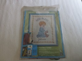 1975 Paragon &quot;GOD BLESS&quot; SAMPLER Stamped Cross Stitch SEALED Kit 0376--1... - £7.84 GBP