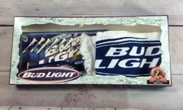 Vintage Bud Light logo Terry Cloth Golf / Bar Towel 24”x 16”Budweiser - £19.46 GBP