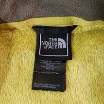 The North Face FT147 Women's Lime Yellow Long Sleeve Fleece Full Zip Jacket Sz M image 3