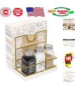 Sturdy Freestanding Napkin Holder with Marble Base - Modern Decorative C... - $701.41 MXN