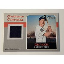 Corey Seager* 2019 Topps Heritage Clubhouse Collection - LA Jersey Patch... - $14.36