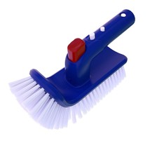 Pool Step &amp; Corner Brush,180 Degree Rotation Handle Scrub Brush,For Abov... - £23.49 GBP