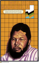 Political OSPAAAL Solidarity Anti-Apartheid poster.FREE Nelson Mandela.Africa 15 - £10.56 GBP