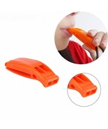 Rescue Whistle 4 Pack High Visibility Orange Emergency Survival Signaling Device - $8.59