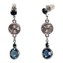 Chicago Bears Earrings w/ Rhodium Plated Charms &amp; Crystals NFL Football ... - £12.35 GBP