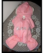 Doggie Design &quot;Ruffin&#39; It&quot; Pink Snowsuit Detachable Hoodie Small (S) - €15,41 EUR