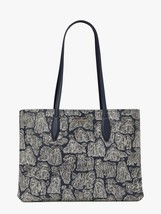 Kate Spade All Day Show Dogs Large Tote w/ Pouch ~NWT~ Blazer Blue - £181.01 GBP