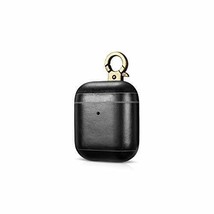 intelliARMOR - CarryOn Genuine Leather Case for Apple AirPods (Black) - £7.00 GBP