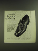 1974 Johnston &amp; Murphy Riviera Moccasin Shoes Ad - Unmistakably - $18.49