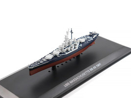 USS Massachusetts BB-59 Battleship (1941) 1/1250 Diecast Model by Legendary B... - £39.39 GBP