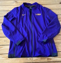 Nike Men’s Full zip LSU Jacket size M Purple E7 - $23.66