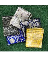 5 Pcs Bundle Banarasi Brocade Fabrics, Assorted Brocade Bundle Fabric - ... - $20.99