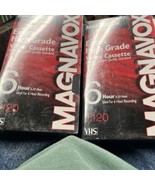 Magnavox VHS Blank Video Cassettes Sealed T120 Extra High Grade New - Lo... - £5.22 GBP