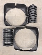 1969 1970 Chevy II Nova SS Headlight Bezels Trim Moldings Headlamp 1971 ... - $119.69