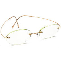 Silhouette Eyeglasses 7565 20 6101 Titan Pattern Gold Rimless Austria 51[]19 140 - $119.99