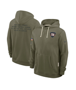 Mens Giants 2025 Salute to Service Sideline Pullover Hoodie Olive - New ... - $69.90