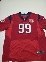 JJ Watt #99 Houston Texans 10 Yr Anniversary Nike Field Red Jersey, Adult 56 Vtg - $92.57