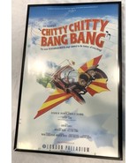 Framed Chitty Chitty Bang Bang London Palladium Window Card 13” x 20” - $47.50