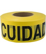 Barricade Tape-CAUTION/CUIDADO 1000&#39;x3&quot;x2Mil - $24.07