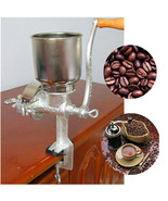 Manual Hand Grain Corn Cereal Flour Mill with Hopper Wheat Coffee Rice G... - $799.42 MXN