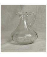 Vintage Anchor Hocking Clear Glass Oil/Vinegar Cruet Bottle - No Stopper - $4.95