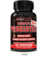 BOWMAR NUTRITION Probiotics (3-Pack, 60ct) - EXP 11/2024 - £14.38 GBP