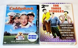 Caddyshack (DVD 20th Anniversary Edition) &amp; Three Stooges DVD NEW Factory SEALED - $7.41