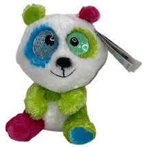 Wild Republic Panda Plush 6 1/2&quot; Wild &amp; Wonky Nom Nom Colorful Stuffed Animal - £8.49 GBP