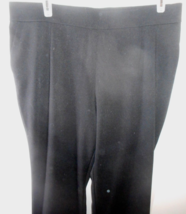 Breckenridge Women Regular Dress Pants Sz 18W Black Pull-On Straight Leg... - £15.92 GBP