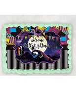 Welcome Little Nightmare Themed Edible Image Baby Shower Cake Topper, Fr... - $320.47 MXN