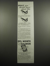 1933 Del Monte Red Salmon Ad - Really you should know about this - £14.62 GBP