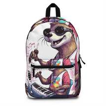 Otter Anime Cartoon Piano Keyboard Music Player Graphic Backpack - $110.27