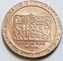 Mahoney&#39;s Silver Nugget North Las Vegas, NV $1 Gaming Token - £4.73 GBP