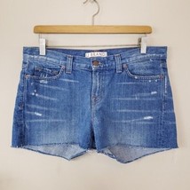 J Brand | Cut Off Jean Denim Shorts Frayed Hem, size 29 - £26.74 GBP