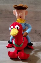1999 Stuffins Misfit Cowboy Riding Ostrich Island of Misfit Toys Plush Rouldof  - £21.81 GBP