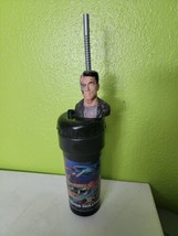 Vintage 1999 Universal Studios Terminator 2 3-D Bottle Cup Bust Straw T2... - $116.38