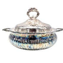Vintage Leonard Silverplate Serving Dish with Lid 12.5 x 10 x 8 - £35.48 GBP
