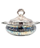 Vintage Leonard Silverplate Serving Dish with Lid 12.5 x 10 x 8 - £35.52 GBP