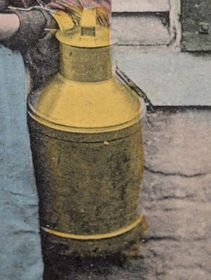 c.1900 Bruxelles Flemish Milkmaid Real Photo Postcard Laitière Flamande Undivide Item image 3