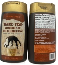 Trader Joe&#39;s Hard Top Chocolate Shell Topping 6.17oz 175g (2 Jars) - $369.71 MXN