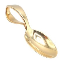 Vintage Estate! Tiffany &amp; Co. Makers 18k Yellow Gold Baby Spoon 52.8g - £4,781.26 GBP