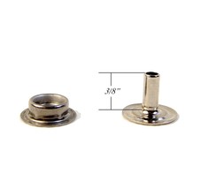Snap Fastener Stud &amp; Post w/ 3/8&quot; Extended Height Post 25 Pc. Set - $289.30 MXN